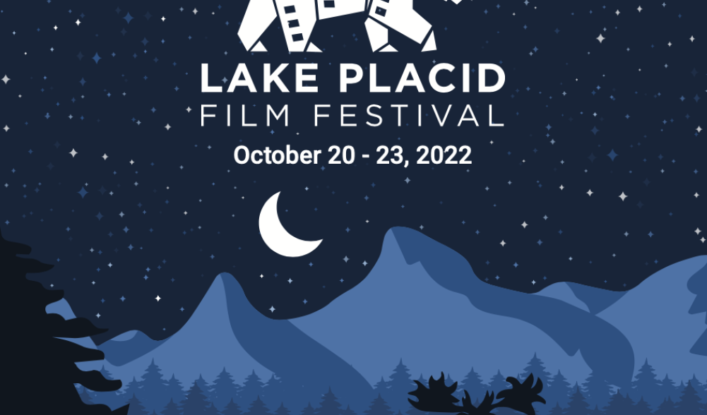 Illustrated poster for the Lake Placid Film Festival.