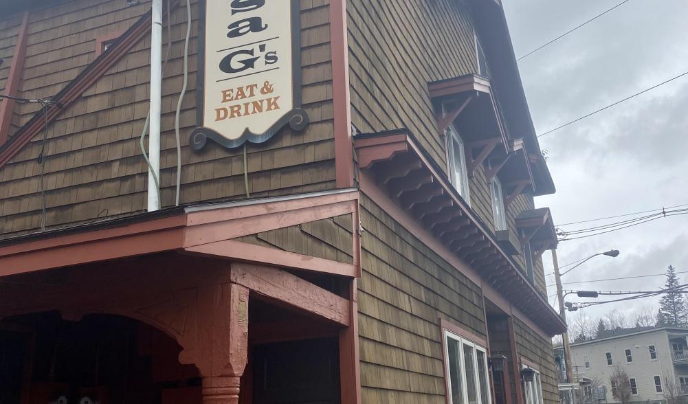 restaurant in brown building along the Chubb River