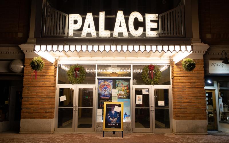 Palace theater marquee