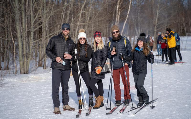 Group of skiiers