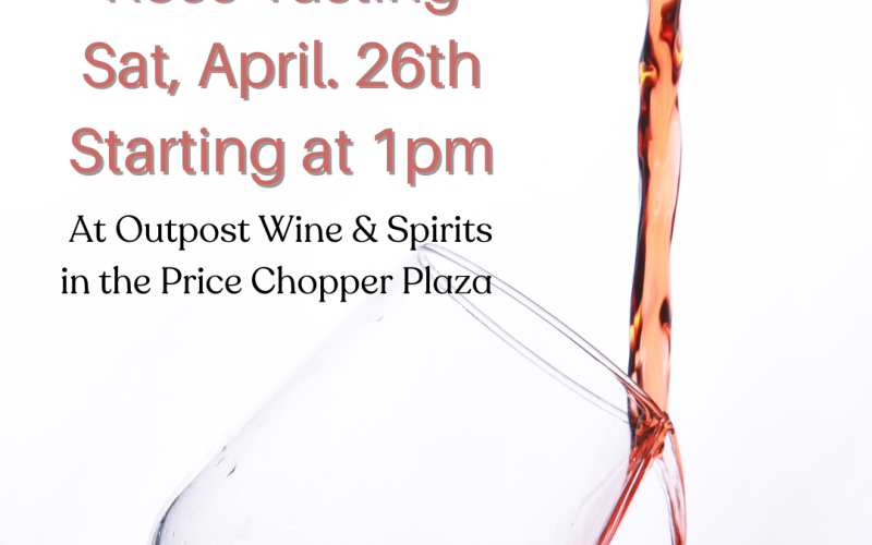 Rosé wine tasting event at Outpost Wine & Spirits in the Price Chopper Plaza on Saturday