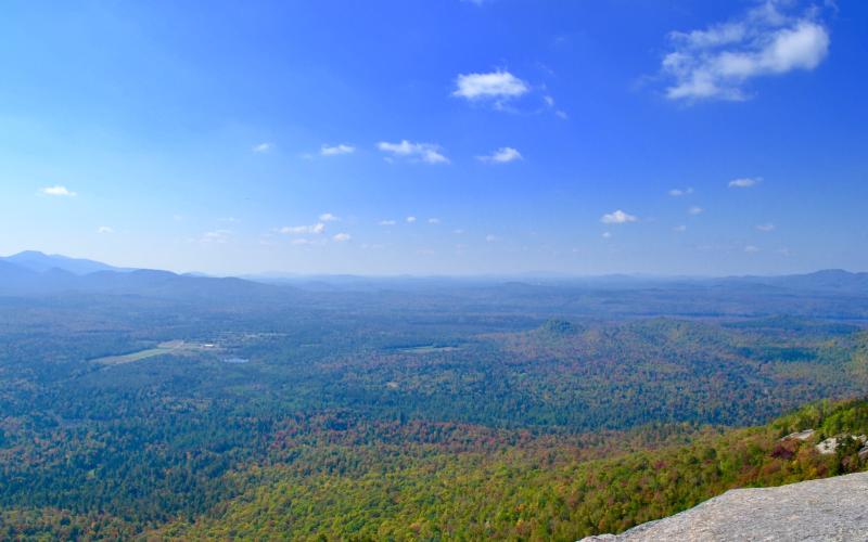 Photo opportunities abound on the bald summit.