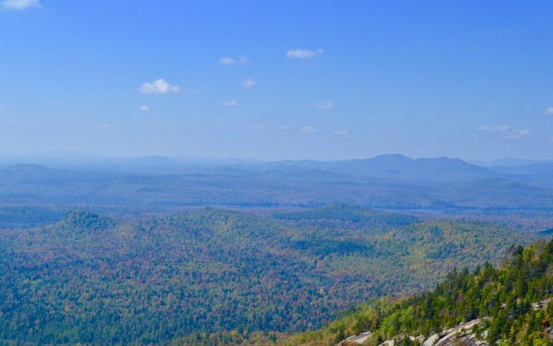 Catamount summit is a great place to see the leaves turning.