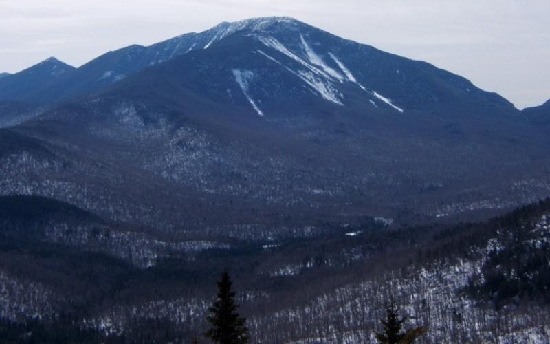 Climb higher for another view of Whiteface Mountain.