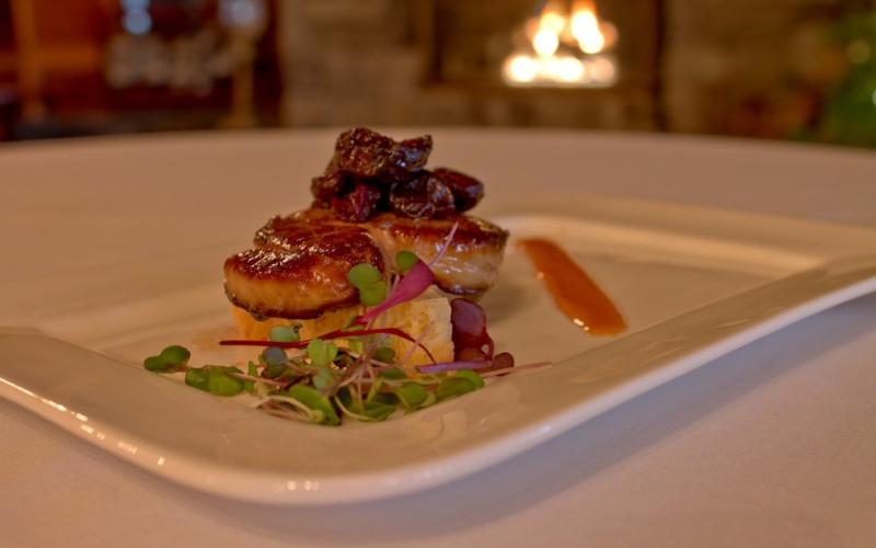 Delicious appetizer on a plate
