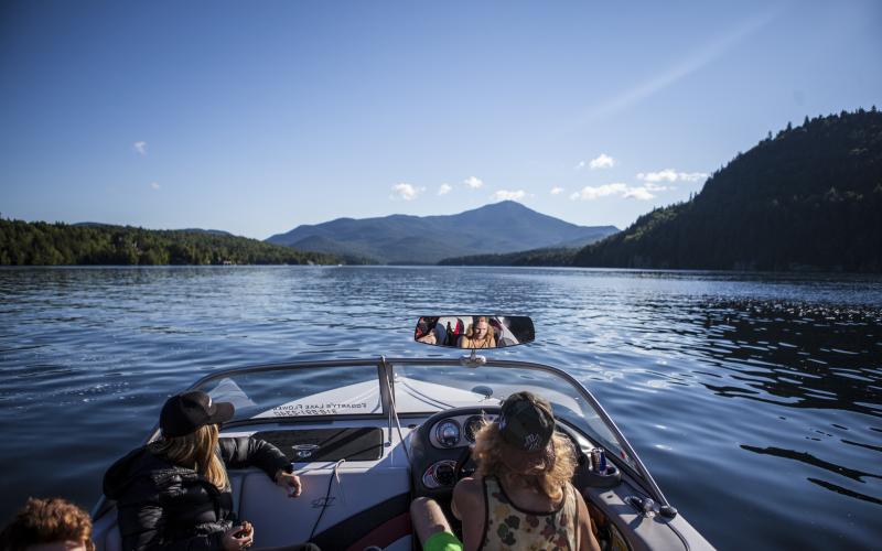 Only one way to get to Echo Bay: by boat.