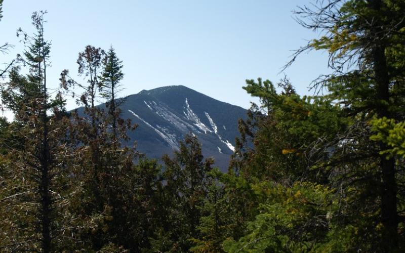 Dix Mountain can be seen from here