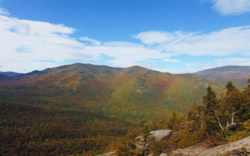 Summit view from Rooster Comb in fall