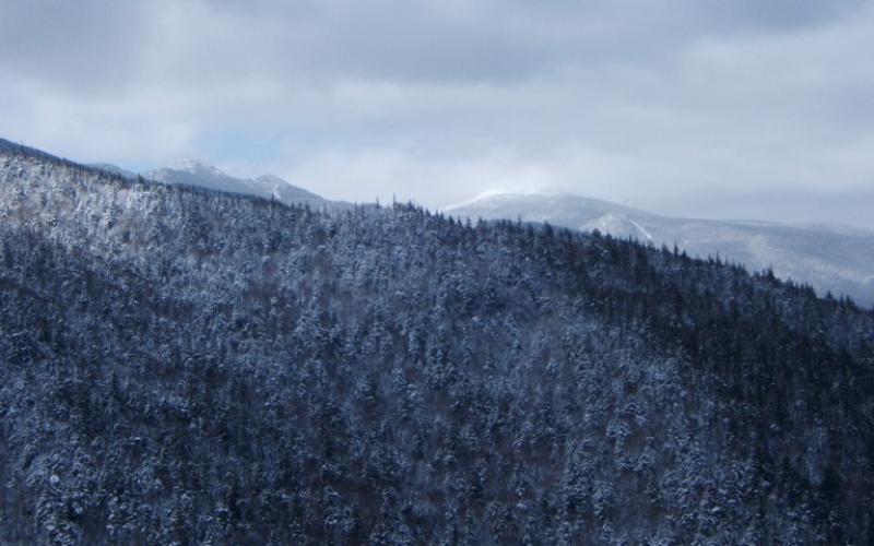 The view of Saddleback Basin.