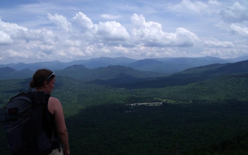 A wonderful view for a short hike on the Flume Knob trail.
