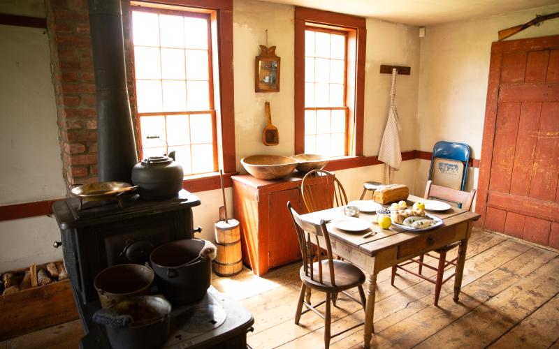 The interior has been set up as it was pre-Civil War.