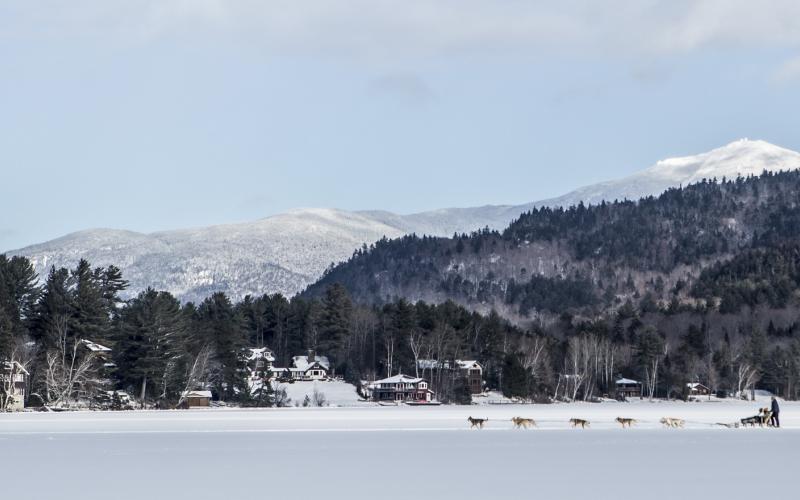 Mountains in the distance