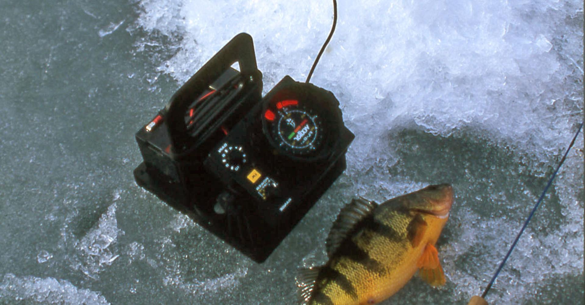 Ice fishing technology takes off in a flasher